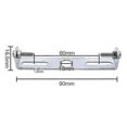 thumbnail image 3 of 4PCS 90mm Ceiling Light Bracket Mounting Plate for Pendant Chandelier Lamp Fixtures, 3 of 3