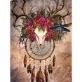 thumbnail image 1 of Pintura de diamante (DB7229) 5D DIY Calavera de cabra Atrapasueños Square Kit Craft 50x70cm FLhrweasw Nuevo, 1 of 1