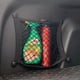 thumbnail image 3 of Red de almacenamiento para asiento de coche, bolsa de red para maletero de coche con 4 Uds. De ganchos y 4 Uds. De tornillos para asiento de coche, Camping, coche, RV, 45x25CM, 2 uds., 3 of 5