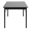 thumbnail image 3 of Unique Furniture Contemporary Rectangular Dining Table in Black Oak, 3 of 5
