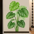 thumbnail image 5 of CaiYueKe Artificial Green Plant Potted Plant Vinyl Sticker Removable Wall Decal Waterproof Adhesive For Home Office Decor Farmhouse Tropical Foliage Leaf Themed Art, 5 of 5