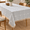 Grey-102" x 55" (Rectangular), variant on Tablecloths Waterproof Table Cloth Linens Wrinkle Free Anti-fading Rustic Cover Decoration For Kitchen Dinningmas(rectangle/55''x