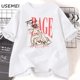 thumbnail image 2 of Camiseta Rage The Musical para mujer, ropa informal de algodón de manga corta con cuello redondo, estampada, ropa de calle Unisex, 2 of 5