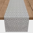 thumbnail image 3 of Creative Products Tile Pattern Gray 16x90 Poly Twill Table Runner, 3 of 3