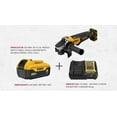 thumbnail image 2 of DEWALT  20V MAX XR 4.5 in Paddle switch small Angle Tool with 4Ah Battery & Charger Kit (DCG413B, DCB204 &DCB1104), 2 of 6