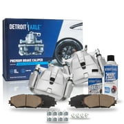 Detroit Axle - Front Brake Calipers Brakes Brake Pads Replacement for Scion xB Toyota Rav4 Prius V Fits select: 2010-2012 LEXUS HS 250H
