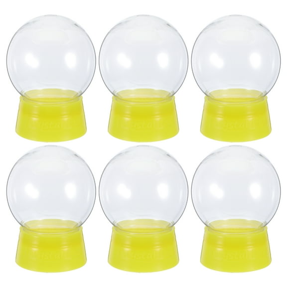 Raindrops  6 Pcs Make Your Own Snow Globe Kit Crystal Ball Accessories Child