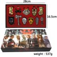 thumbnail image 2 of LLavero de Los Vengadores Infinity War de Marvel, guante de Thanos, guantelete del infinito, máscara de Iron Man, Hulk, Cosplay, regalo para niños, 2 of 4