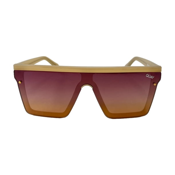 Quay Australia Hindsight Shield Sunglasses 51MM Ivory Purple  display picture 3