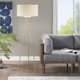 thumbnail image 2 of INK+IVY FPF21-0367 Pacific Tripod Floor Lamp, 20 x 20 x 66.25", Gold, 2 of 5