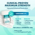 thumbnail image 3 of Ebanel Set of 5% Lidocaine Numbing Cream and 5% Lidocaine Spray Pain Relief Numbing Spray for Skin, Maximum Strength Topical Anesthetic to Numb Pain Burn Itch for Local and Anorectal Uses, 3 of 10