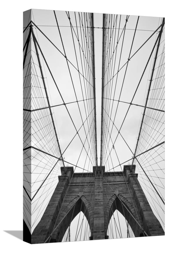 Brooklyn Bridge, New York City Framed Photographic Print by Paul Souders, 24" x 36", Sold by Art.com