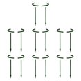 thumbnail image 1 of 14 piezas de estacas de soporte para plantas, anillos de soporte para flores, varillas semicirculares para jaulas de exterior 14cmx24cm, 1 of 8