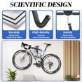 thumbnail image 6 of Yeabett Garage Bike Rack Wall Mount Hanger 2-Pack Adjustable Space Saving Horizontal Bicycle Rack for Mountain/Road/Hybrid Bikes | Secure Home Storage, 6 of 10