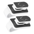 thumbnail image 4 of 2 piezas de clip para gafas de sol de visera de coche, clip para colgar gafas, soporte para gafas de sol de visera de coche, 4 of 7
