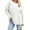 White, variant on Green Long Sleeve Shirts for Women, Polyester Womens Fall Fashion 2024, Womens Oversized Sweatshirts 2024 Casual Crewneck Long Sleeve Knit Tops Pullover Jumper Outfits XXL