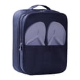 thumbnail image 1 of Bolsa de almacenamiento de zapatos, zapatillas de deporte, bolsa con cremallera a prueba de polvo y agujero de malla, organizador de soporte para Envolturas para manijas de equipaje Azul marino Qarigey AP012004-03, 1 of 6
