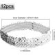 thumbnail image 2 of 12 diademas elásticas con lentejuelas, brillantes y brillantes, ajustables, a la moda, para el cabello., 2 of 9