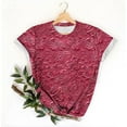 thumbnail image 3 of My Orders Cute Summer Tops for Women, Short Sleeve Shirts for Women Trendy Women Slim Fit Basic Tees Skinny Crop Summer Tops for Women 2025 Vacation Trendy My Orders Placed By Me, 3 of 4