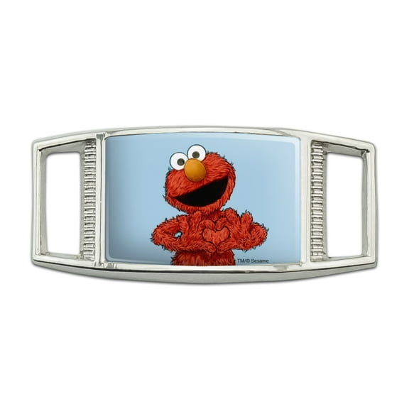 Sesame Street Vintage Elmo Rectangular Shoe Shoelace Shoe Lace Tag Runner Gym Charm Decoration