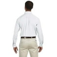 thumbnail image 2 of Harriton M510 Men's Essential Poplin-White-XL, 2 of 3
