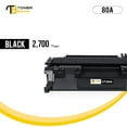 thumbnail image 5 of Toner Bank Compatible 80A Laserjet Toner Cartridge Black CF280A for HP 80A 80X CF280A CF280X LaserJet Pro 400 M401a M401d M401n M401dn M401dne M401dw MFP M425dn M425dw Printer Ink (Black 1-Pack), 5 of 7