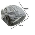 thumbnail image 2 of Gorro de punto cálido de invierno para niñas, gorro infantil con forro de algodón, 2 of 5