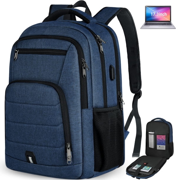 Mochila RAINSMORE para portátil impermeable de 17 pulgadas para hombres y mujeres