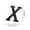 X #0, variant on Vaidha Alloy Wrought Iron Number Letter DIY House Letter