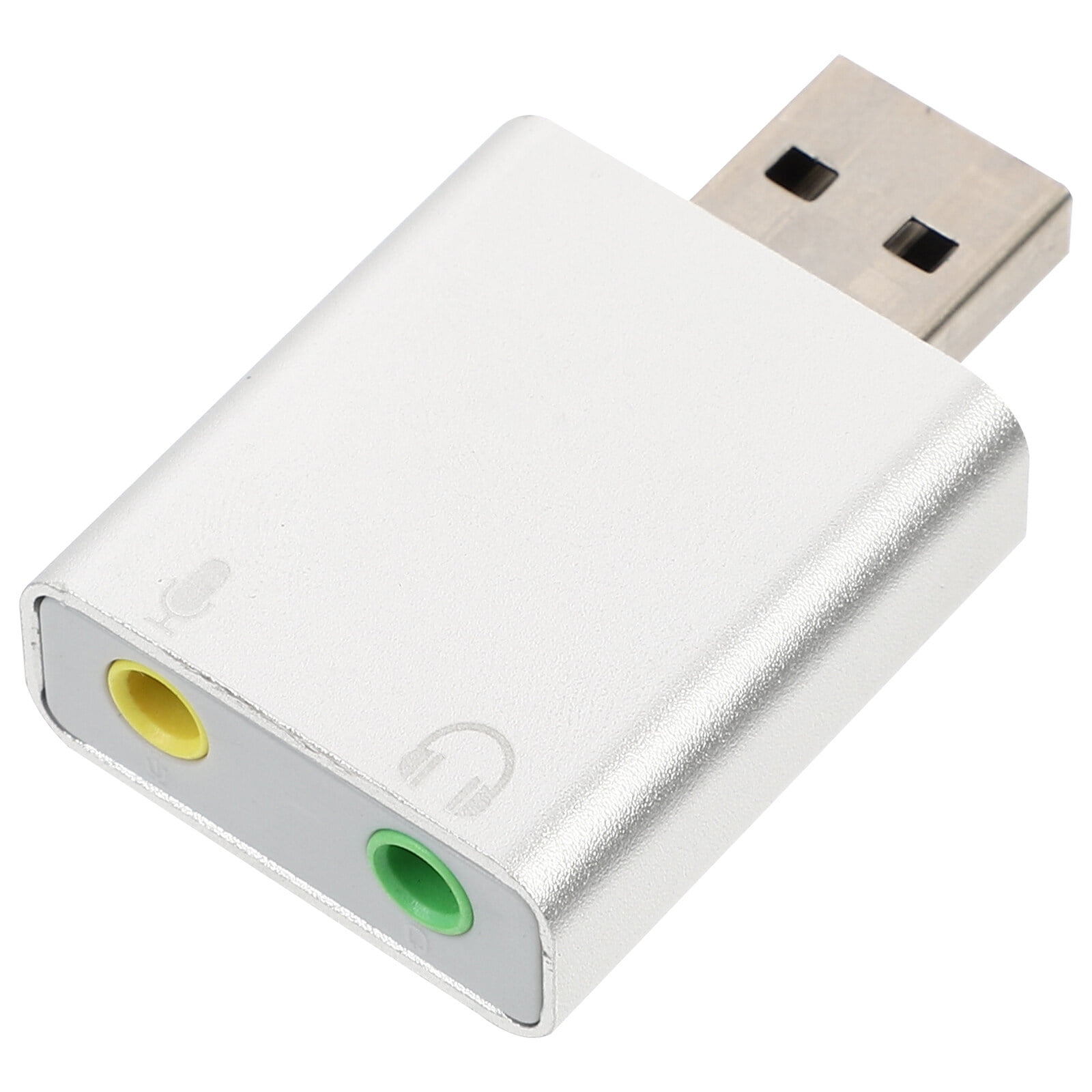 7.1 USB Audio Adapter External Sound Cards with Headphone and