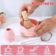 thumbnail image 2 of FZHANC-Matcha Whisk Set Matcha Whisk Holder Bamboo Matcha Whisk and Bowl with Spout Matcha Sifter Spoon Matcha Tea Set Kit for Matcha Tea (5pcs) (Pink), 2 of 4