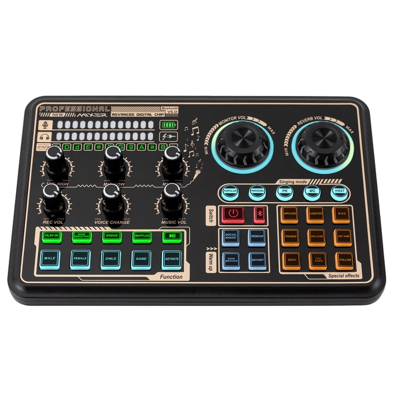 SK600 Sound Effects Board with LED Lights - Bluetooth-Compatible