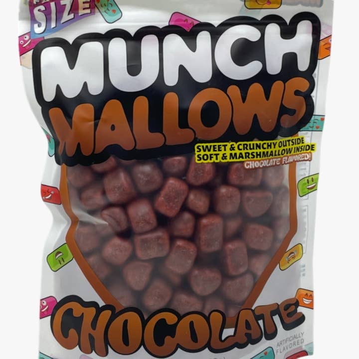 Munch Mallows, Marshmallow Candy Chocolate Bites, Mini Chewy Candy