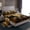 Brown 05, variant on Feelyou Rustic Bear Family Twin Sheet Sets, Vintage Lodge Cabin Bedding, 3-Piece