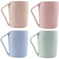 thumbnail image 1 of Taza de paja de trigo, biodegradable, respetuosa con el medio ambiente, 1 of 4