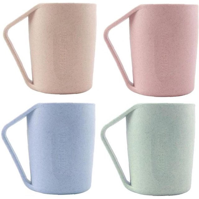 Taza de paja de trigo, biodegradable, respetuosa con el medio ambiente