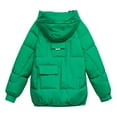 thumbnail image 6 of Black and Friday Clothing Sales Idoravan Women's Quilted Puffer Coat,Women's Fall and Winter Long Sleeved Warm Cotton Jacket Bread Green M, 6 of 7