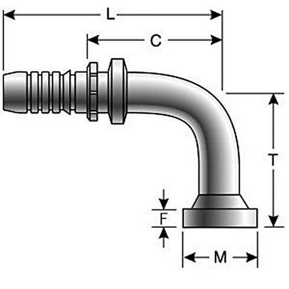 Gates BELTS & HOSES - 12GS-16FL90-080