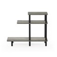 thumbnail image 5 of Furinno Turn-N-Tube 3-Tier Sofa Side Table, French Oak/Black, 5 of 5