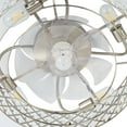 thumbnail image 3 of ALKAFY 19-inch Crystal Caged Ceiling Fan with Light & Remote Control, 7 ABS Blades for Bedroom, Dining Room, Kitchen, Living Room, 3 of 6
