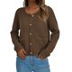 thumbnail image 2 of Suéter PRETTYGARDEN Cardigan de Punto con Botones Café XL, 2 of 8