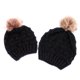 thumbnail image 1 of 2pcs / Set Gorros para Padres E Hijos Gorro de Pompón para Gorro de Invierno Gorro de Punto Cálido Sunnimix Gorro de abrigo para madre e hijos, 1 of 8