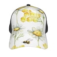 thumbnail image 3 of Disketp Sweet Honey Print Trucker Hat Men Women - Mesh Baseball SnapBack Cap, 3 of 7