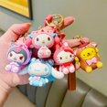 thumbnail image 2 of Spot Sanrio Cartoon Merlot Doll Key Chain Cute Yugui Dog Car Key Pendant Keychain, 2 of 7