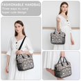 thumbnail image 6 of Pioneer Flower Floral Print Pattern Womens Lunch Box for Work,Insulated Large Lunch Bag,Leakproof Adult Lunch Bag for Work,Beach,Travel,Picnic,Camping, 6 of 6
