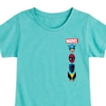 thumbnail image 3 of Marvel - Logos - Toddler And Youth Girls Fitted Short Sleeve Graphic T-Shirt, 3 of 5