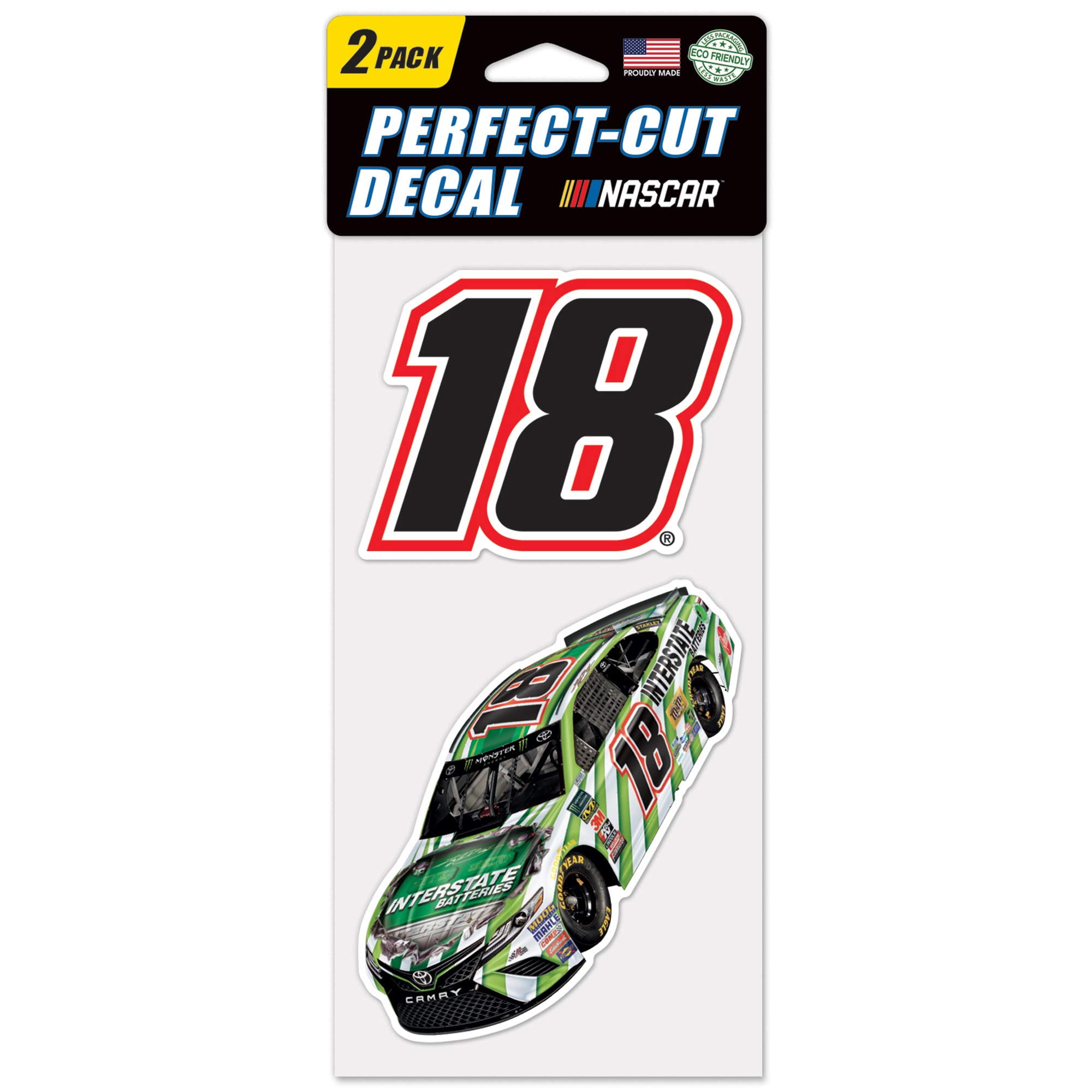 Kyle Busch Perfect Cut Color Decal 4 x 4