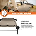 thumbnail image 4 of Disc-O-Bed Extra Large Outdoor Convertible 2 Person Portable Camping Bunk Cots, Tan, 4 of 11