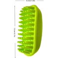 thumbnail image 5 of Peine suave del masaje del champú del perro del silicón 2pcs para el pelo mediano a largo, mediano y grande, 5 of 5