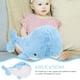 thumbnail image 3 of Juguete de ballena de peluche, muñeco de ballena de peluche flexible para el hogar, juguete decorativo de ballena, juguete de ballena abrazable, 3 of 5
